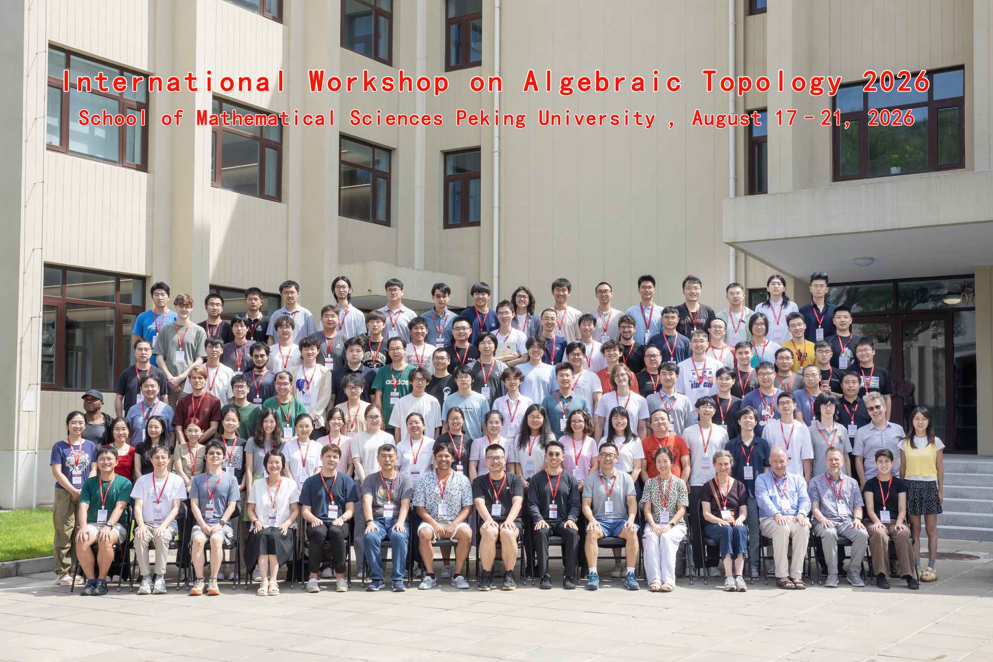 Conference attendees group photo